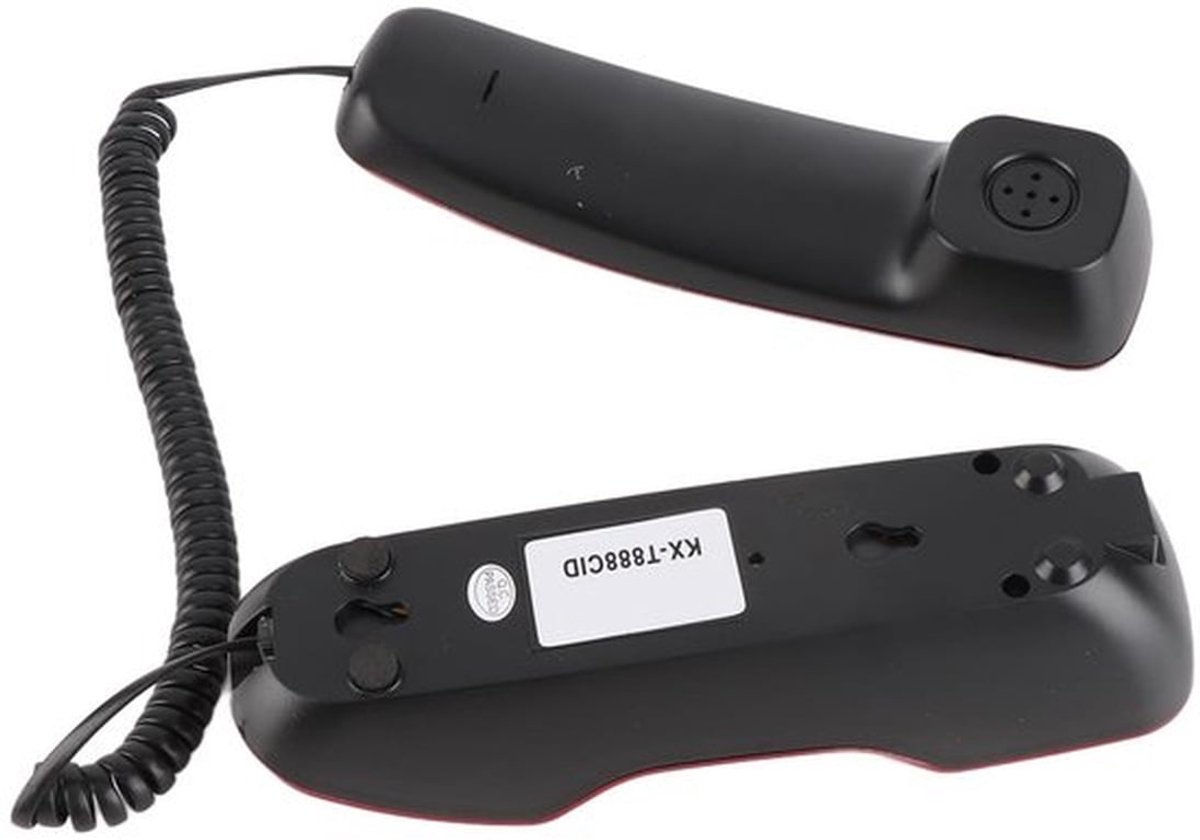 Wandtelefoon met LCD-display - Vaste Telefoon - Inkomende Nummerherkenning - 38 Geheugenplaatsen - Compacte Afmetingen - Lichtgewicht 285 gr