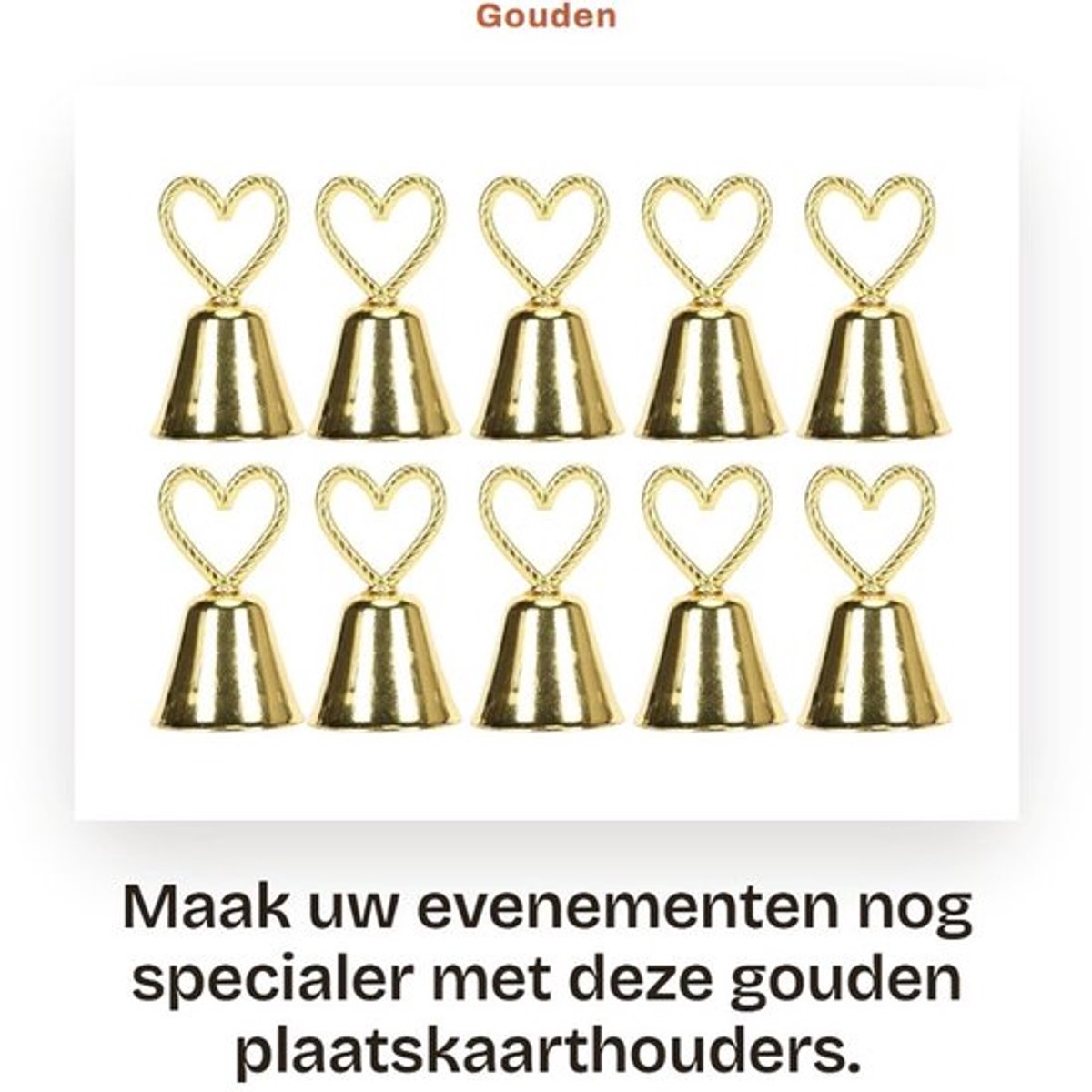 Plaatskaarthouders 10 Stuks - Handgemaakte Roestvrij Stalen Tafelnummer Houder - Gouden Kaarthouder - Innovatief Ontwerp - Ideaal Cadeau - Tafelnummerhouder