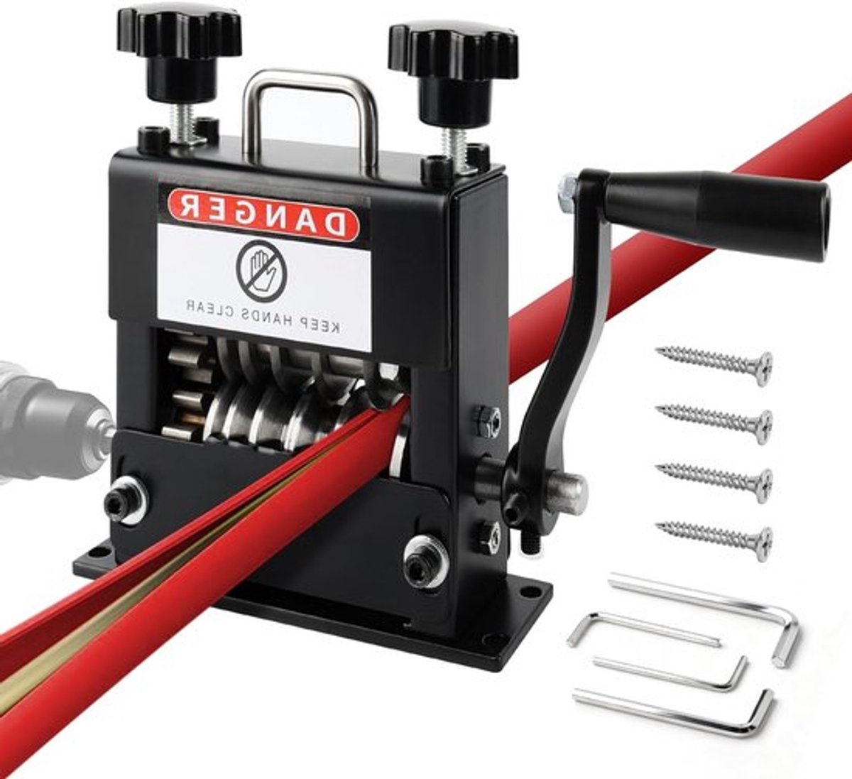 Draagbare 6-Hole Handmatige Kabelstripper voor 0.5-17mm Kabel en Netwerkdraden, met 5 Snijders en Dubbele Modus voor Koper Recycling