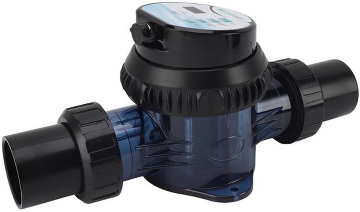 Zoutwaterchlorinatorsysteem DC24V - Zwembadzoutchloormachine - Compatibel met AC110-240V - PP/ABS Materiaal - Afmetingen 21x14x14,5 cm - Zoutniveau 1000-3500PPM - Zwembadchlorinator