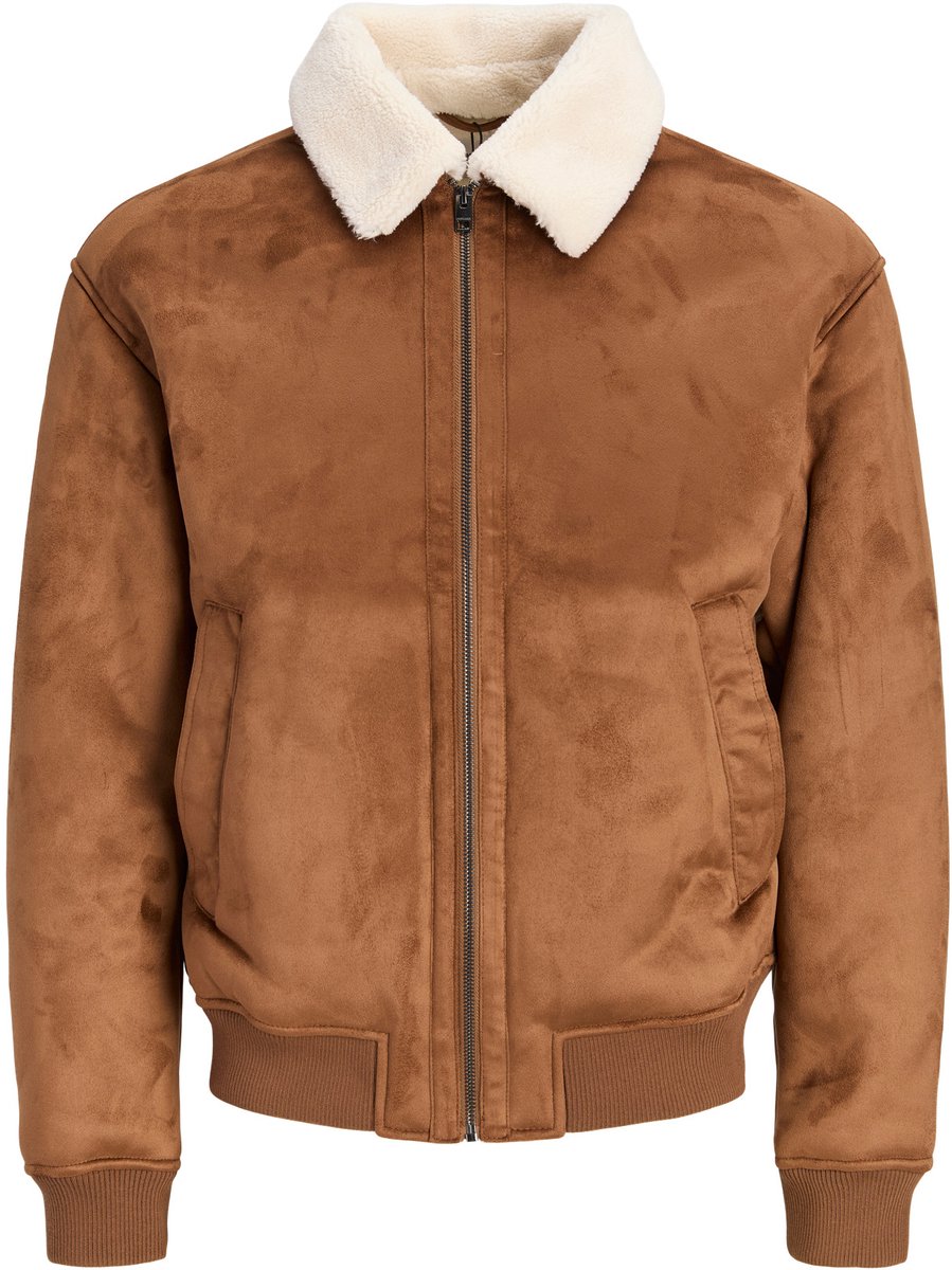 Jack & Jones - Heren Jas winter Luke Bomber - Bruin - Maat M