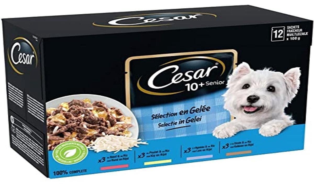 Solidchoice - Complete Voeding voor Oudere Honden in Vershoudzakken - 48 Stuks