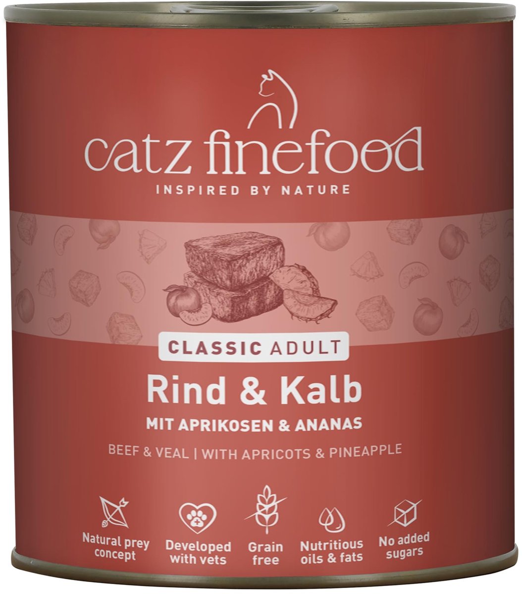 Solidchoice - Natvoer voor Katten met Kalf en Fruit
