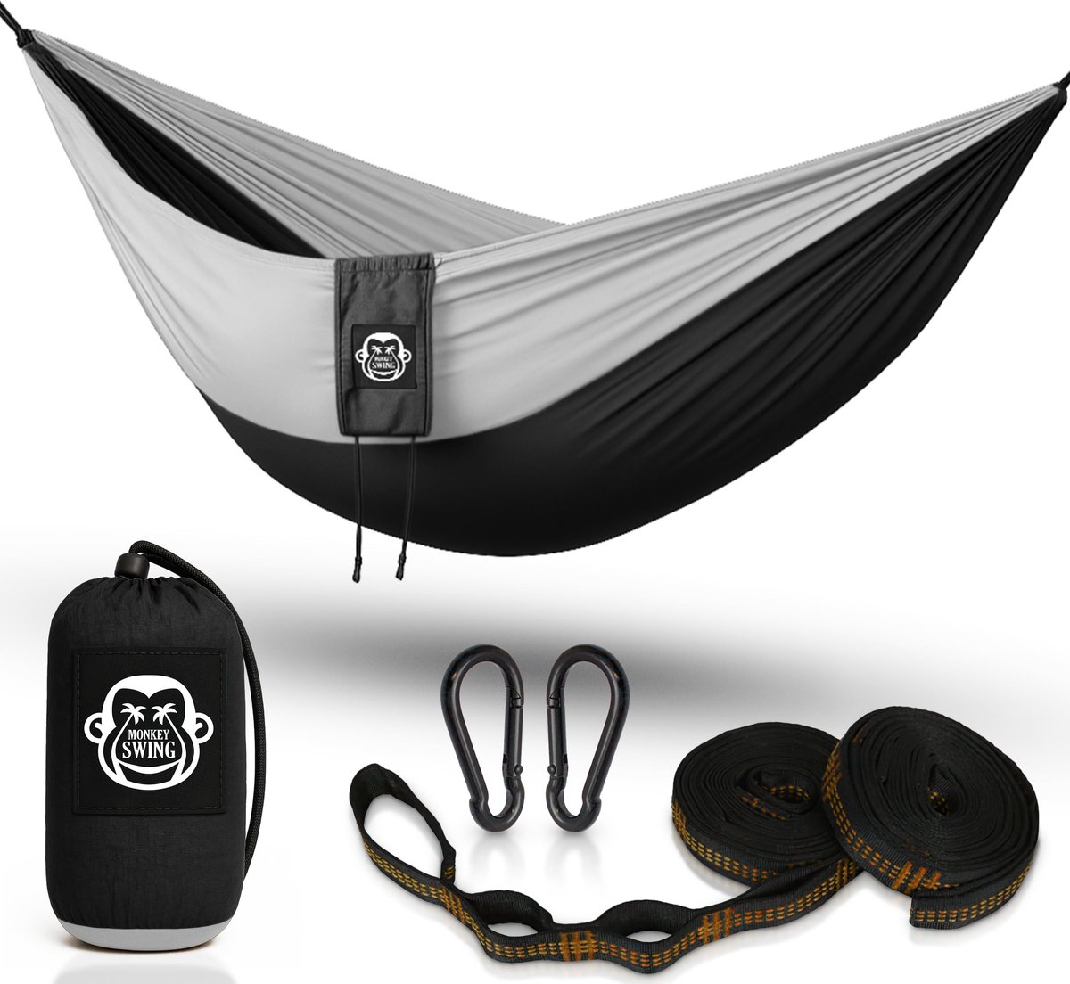 Solidchoice - Ultralichte Reis Hammock met Sterke Bevestigingsriemen