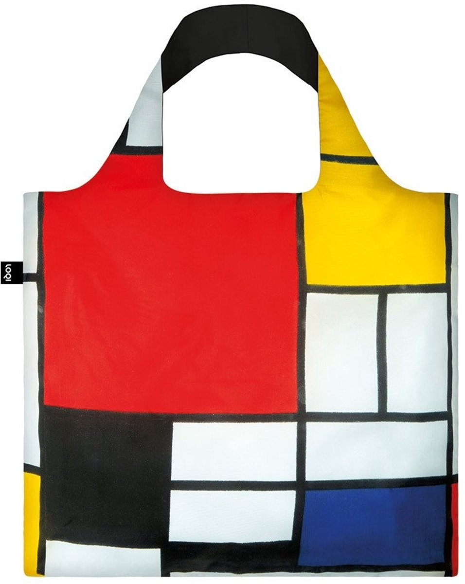 Solidchoice - Mondriaan Geïnspireerde Herbruikbare Tas