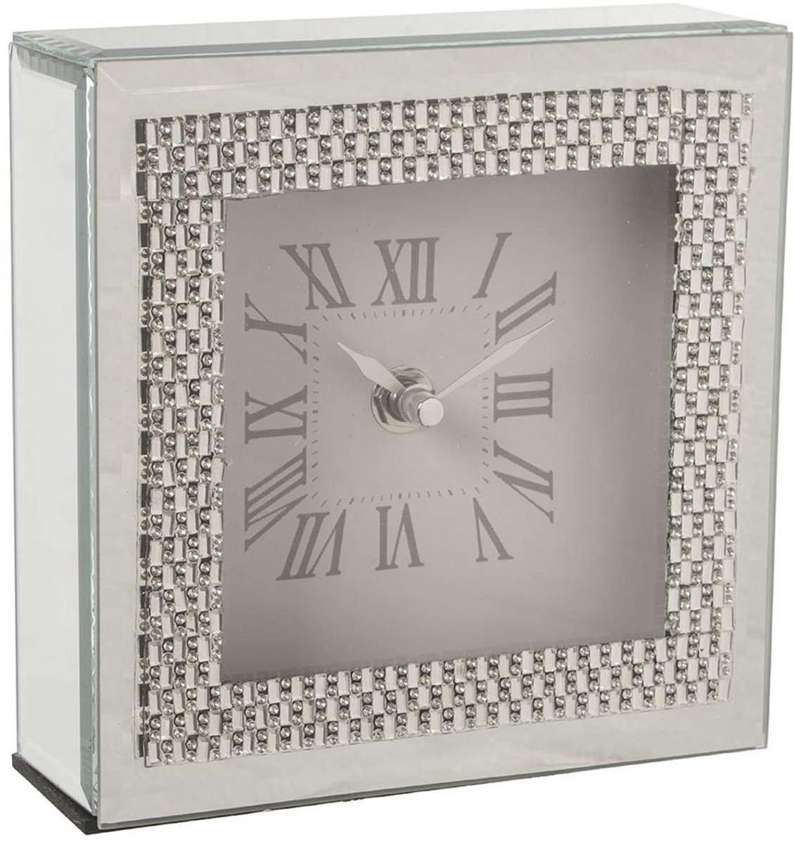 Solidchoice - Moderne Vierkante Klok met Spiegelafwerking