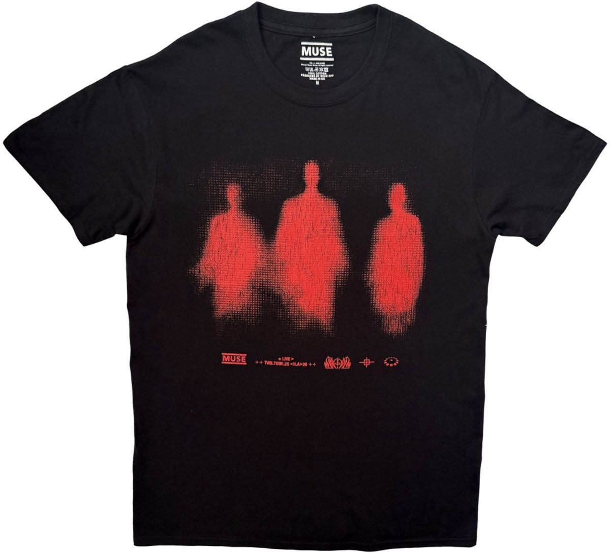 Muse - The Wow Signal Shadows Heren Tshirt - XL - Zwart