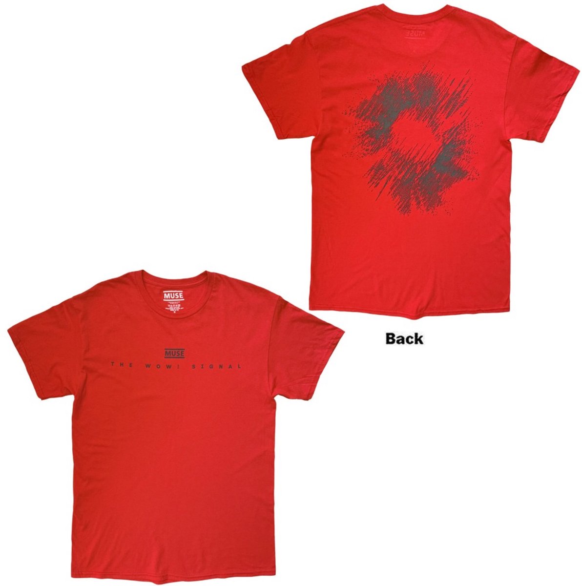 Muse - The Wow Signal Heren Tshirt - S - Rood