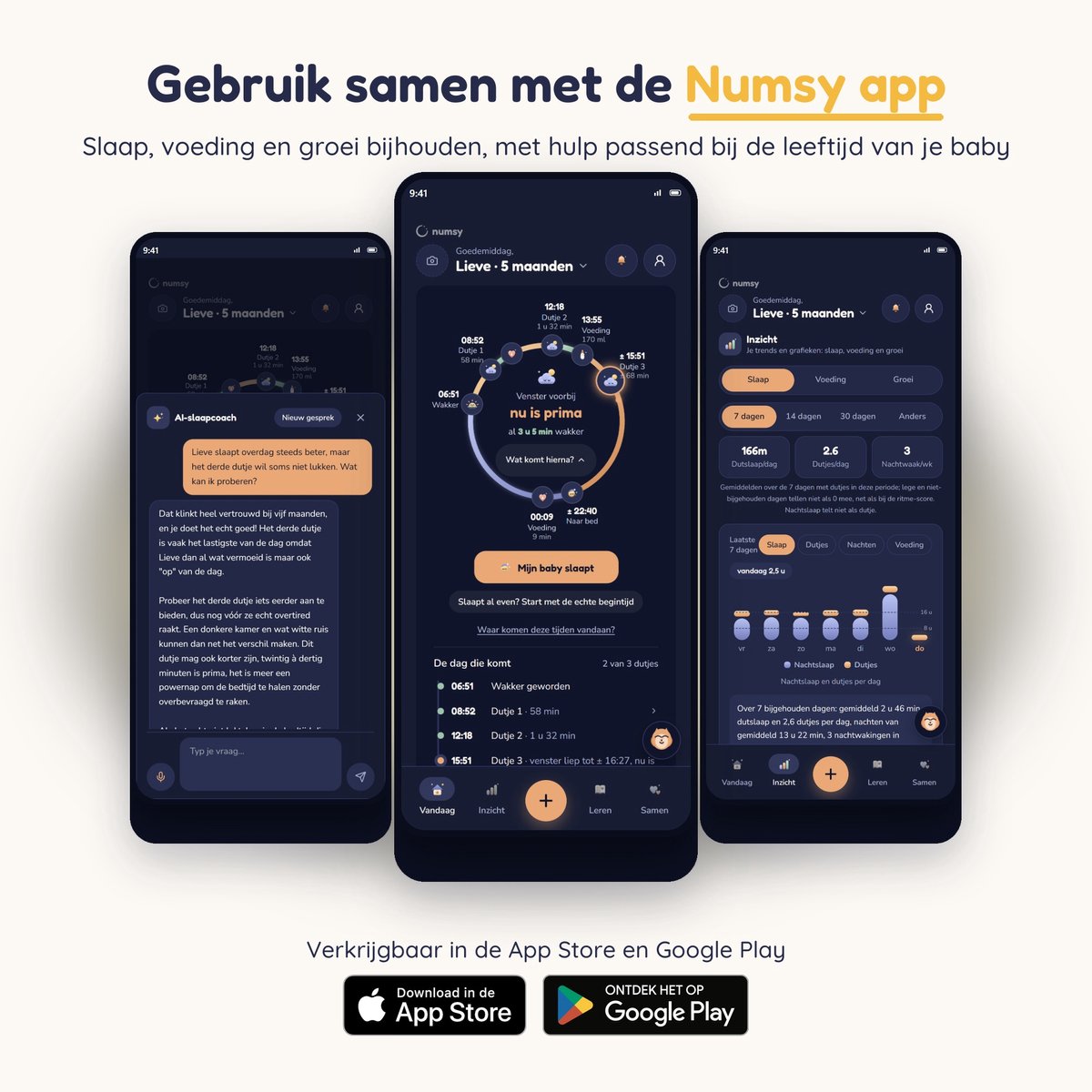 Numsy Babyfoon met Camera - Nachtzicht - afbeelding 3