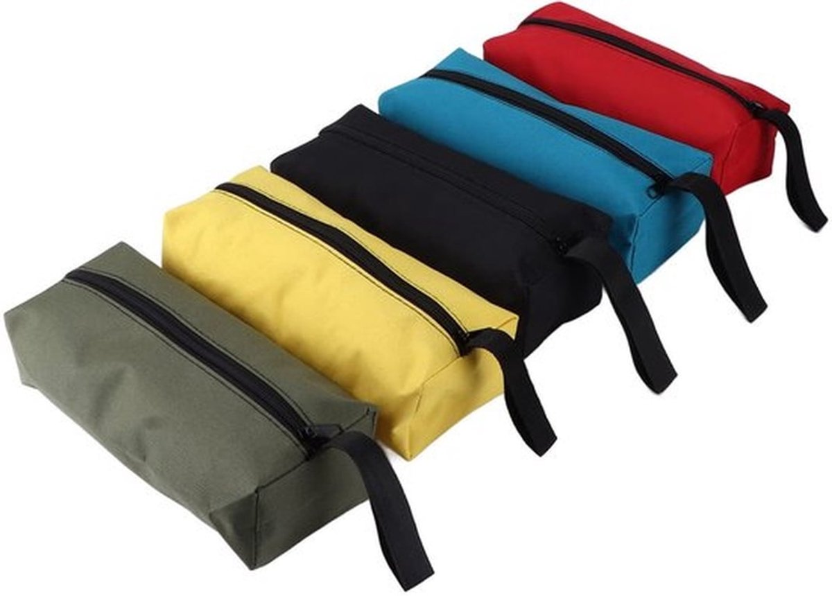 Gereedschapstas 5 stuks - Draagbare Organizer - Multifunctionele Opbergtas - 600D Polyester - 24 x 16 cm - Verschillende Kleuren