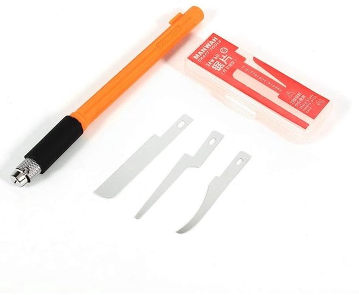 Mini Zaag - Multifunctionele Hobby Set - Modelbouw Gereedschap - Handzaag - Creatieve DIY Tools - Ideaal voor Tuinprojecten - Hobbyzaag