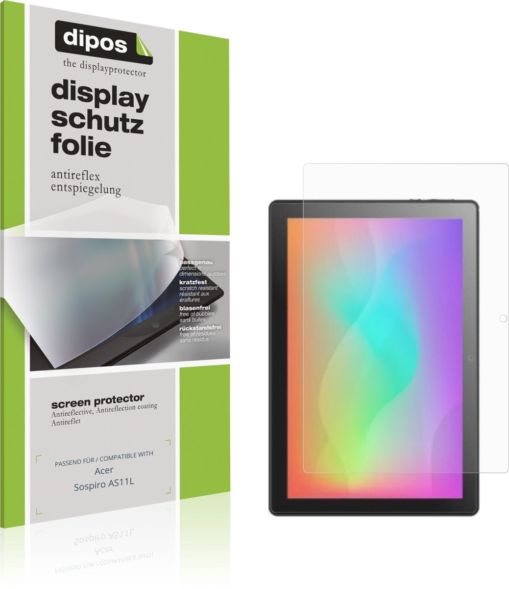 dipos – 2x Matte Beschermfolie geschikt voor Acer Sospiro AS11L | Krasbestendige & antireflecterende Screenprotector Ultra-Thin