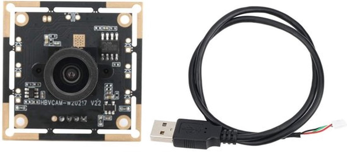 HD USB Cameramodule - 1080P USB 2.0 - Handmatige focus - 72 graden gezichtsveld - Stabiele prestaties - Geschikt voor diverse toepassinge