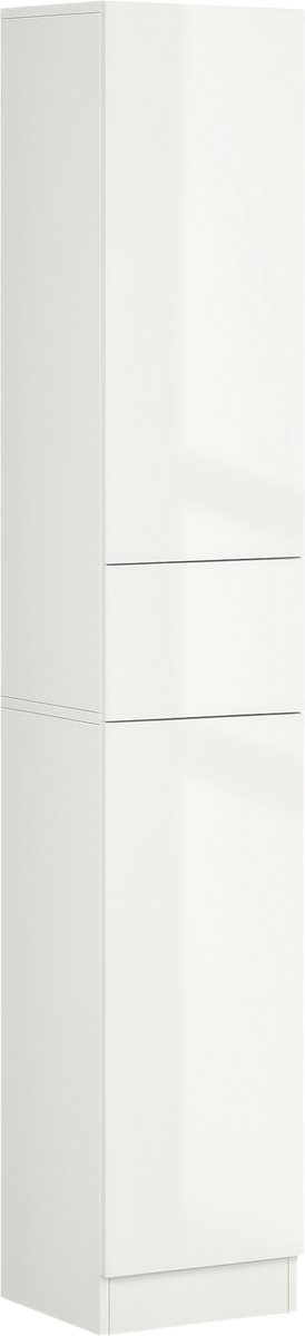 kleankin-Badkamerkast-Spaanplaat-30x28x170cm-Wit