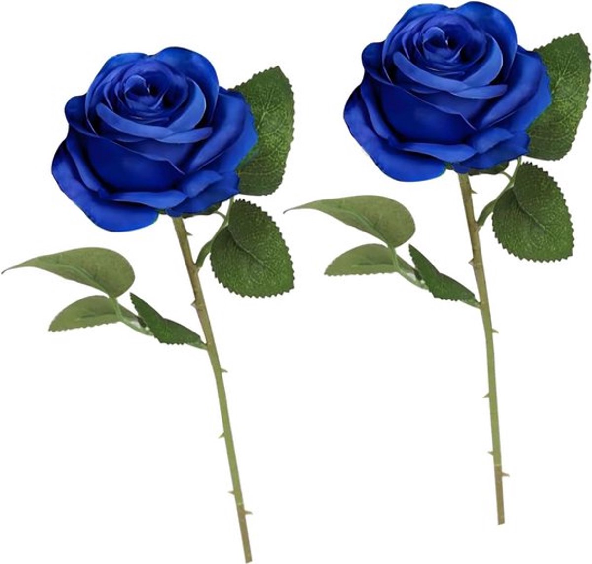 Set van 2 Kunstmatige Rozen in Roze, Perfect voor Bruiloften, Thuisdecoratie en DIY Bloemstukken