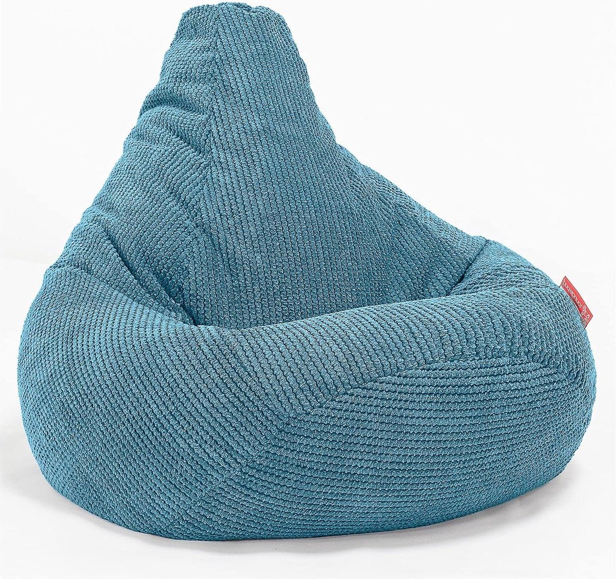 Zitzak Stoel - Poef Fauteuil - Ontspannen Zitten - Verstelbare Rugleuning - 85 x 85 x 115 cm - Petrol