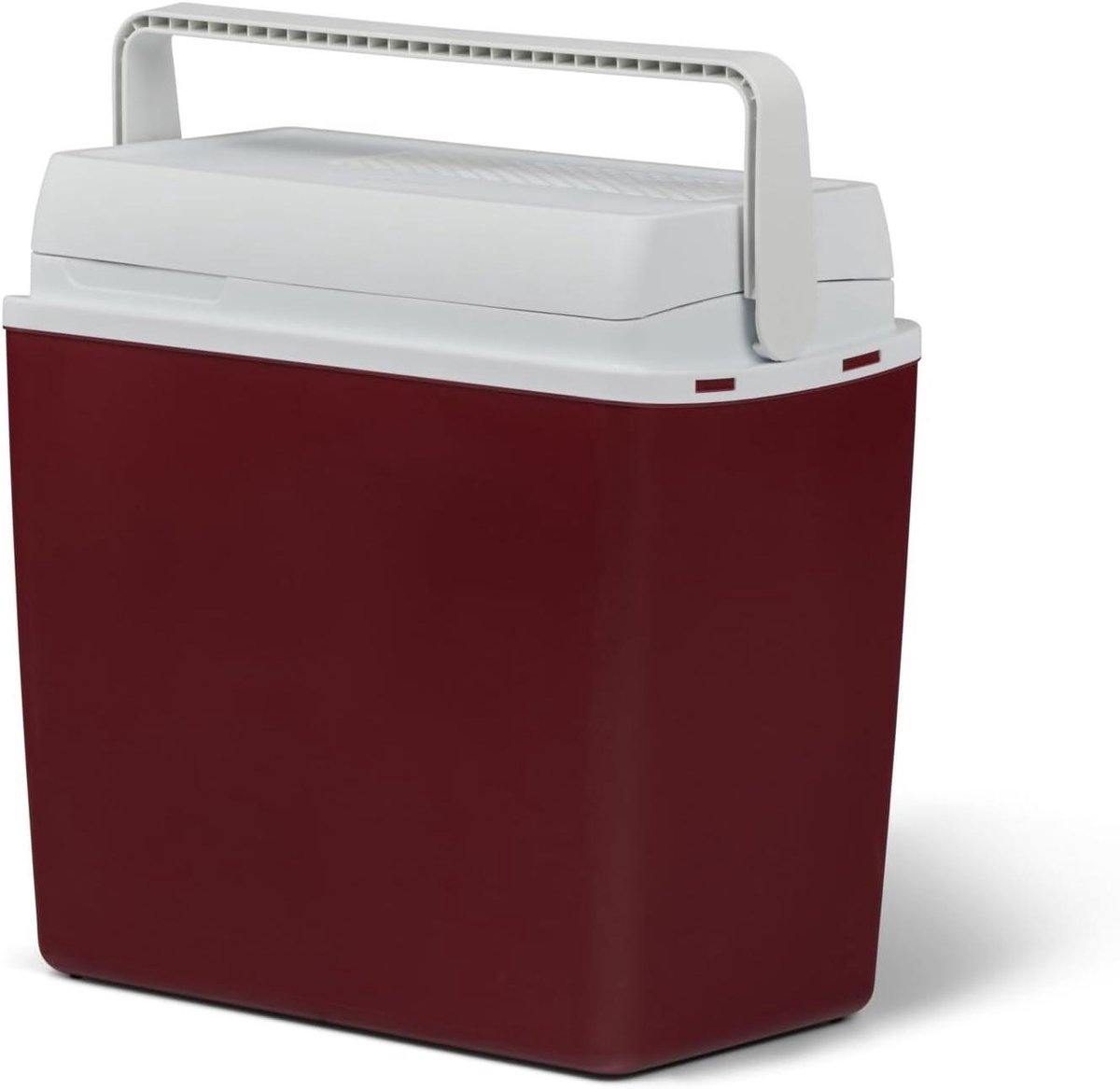 Elektrische Koelbox - Mobiele Koeler - Reizen met Auto - Efficiënte Isolatie - 21 Liter - Wijnrood