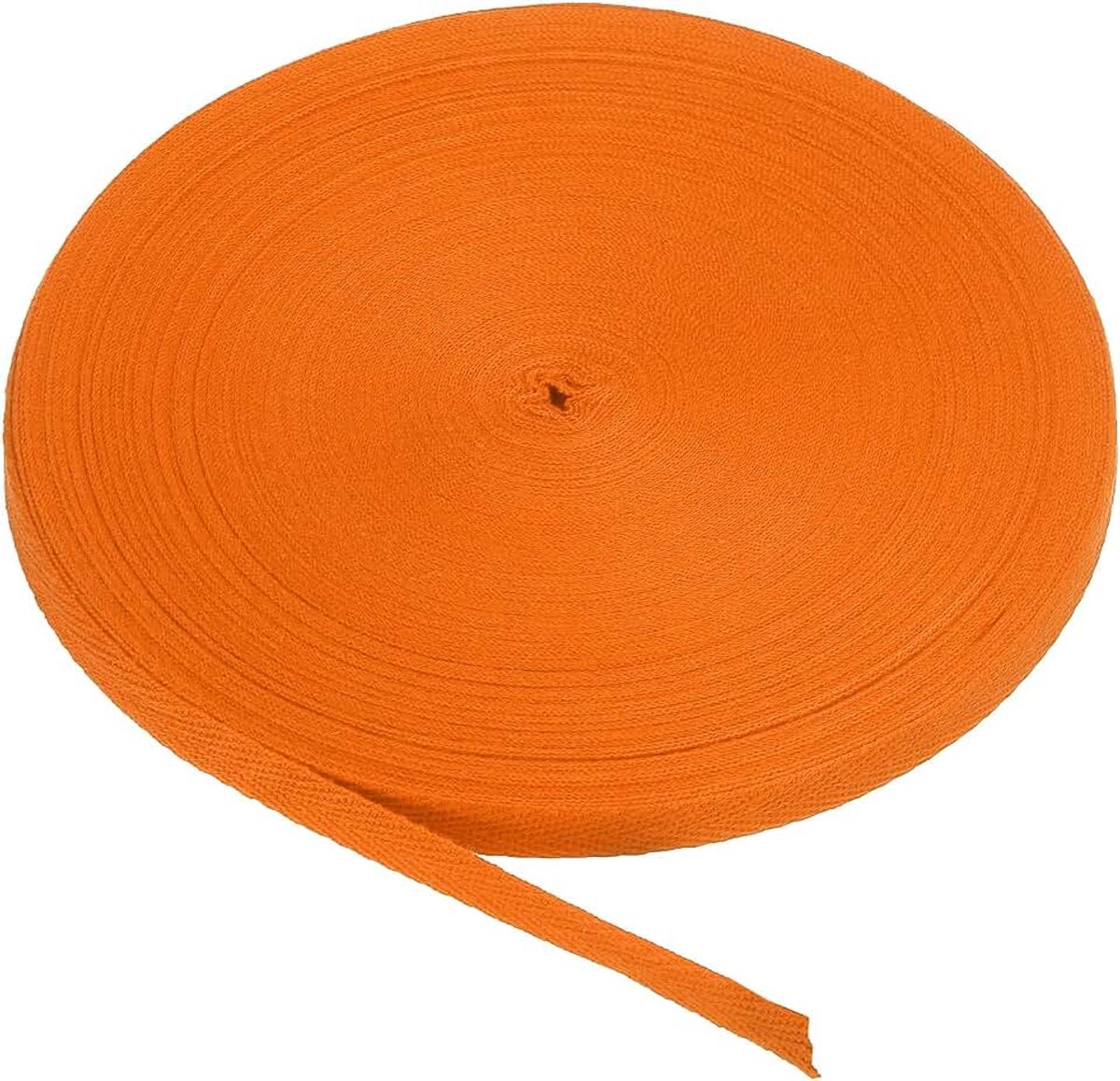 Katoen Twill Tape 10mm 50 Yards Katoen Lint Bias Binding Tape Visgraat Tape Voor Naaien Binding Gift Wrapping Craft DIY Oranje