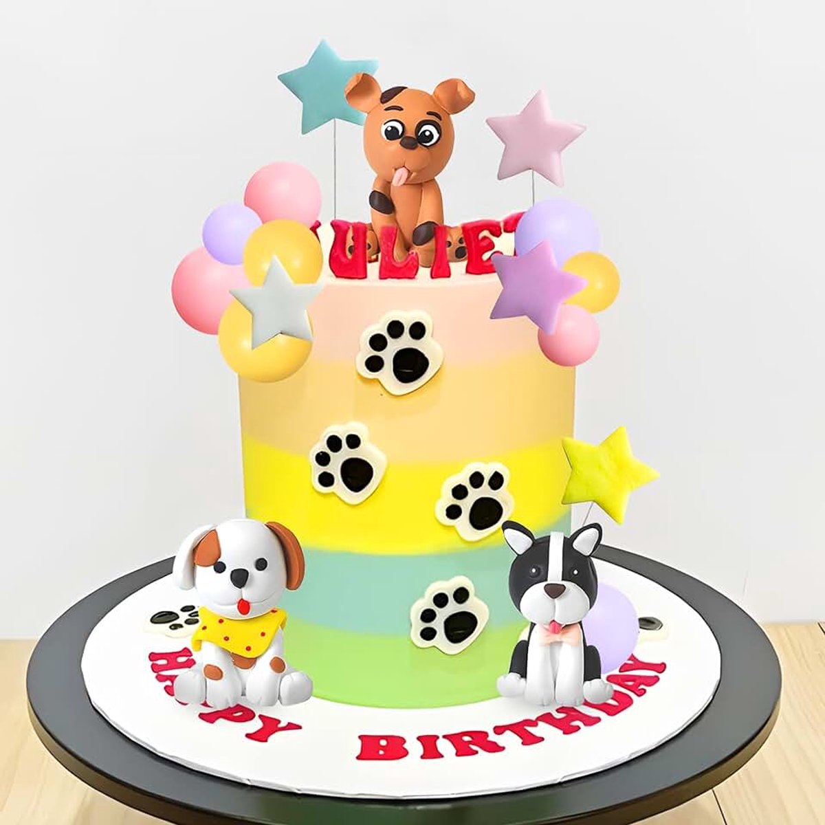 Cupcake Topper Hond Verjaardag Taart Deksel Hond Thema Feest | Hond Cupcake Topper Hond Verjaardag Taart Deksel Hond Thema Feest Decoraties