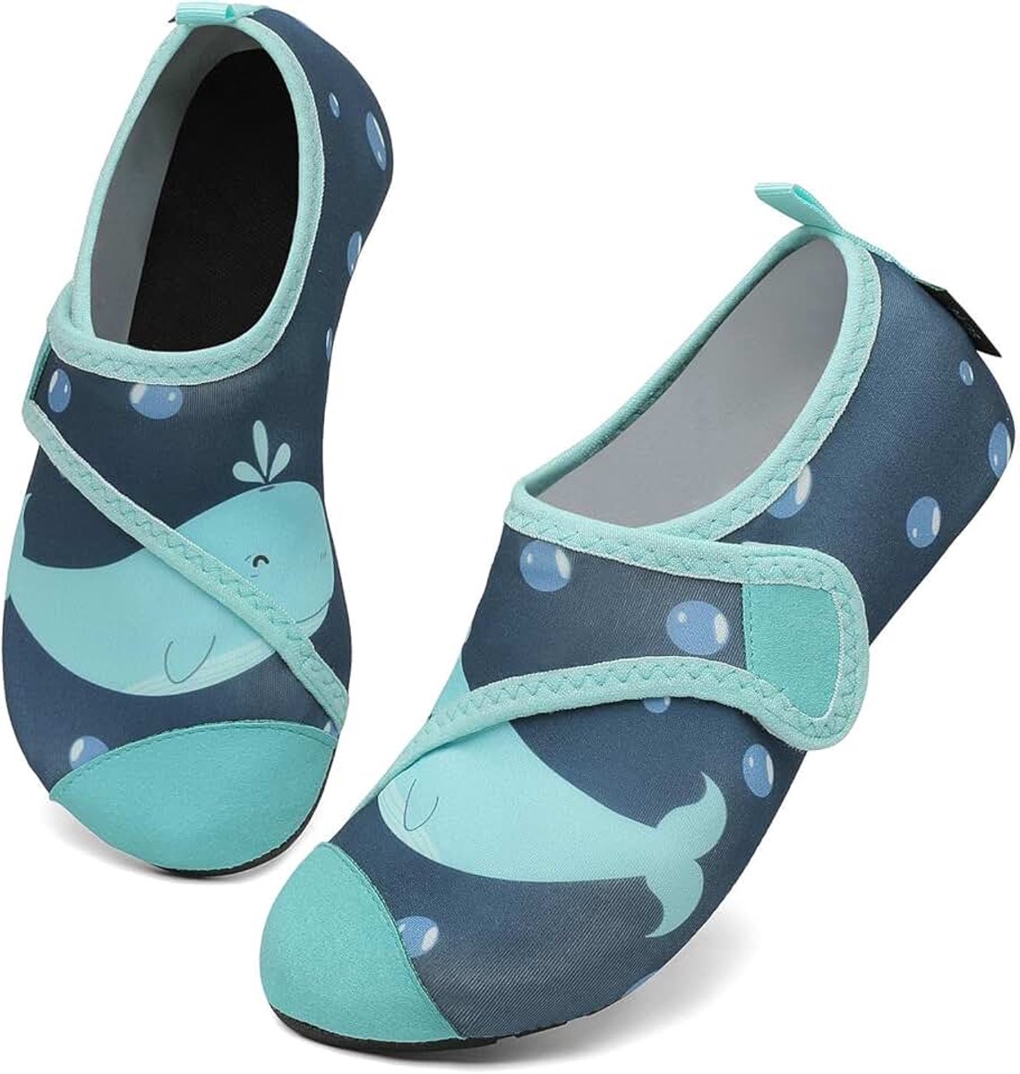 Waterschoenen voor kinderen, waterschoenen, jongens, zwemschoenen, Bubbelwalvis, 26/27 EU