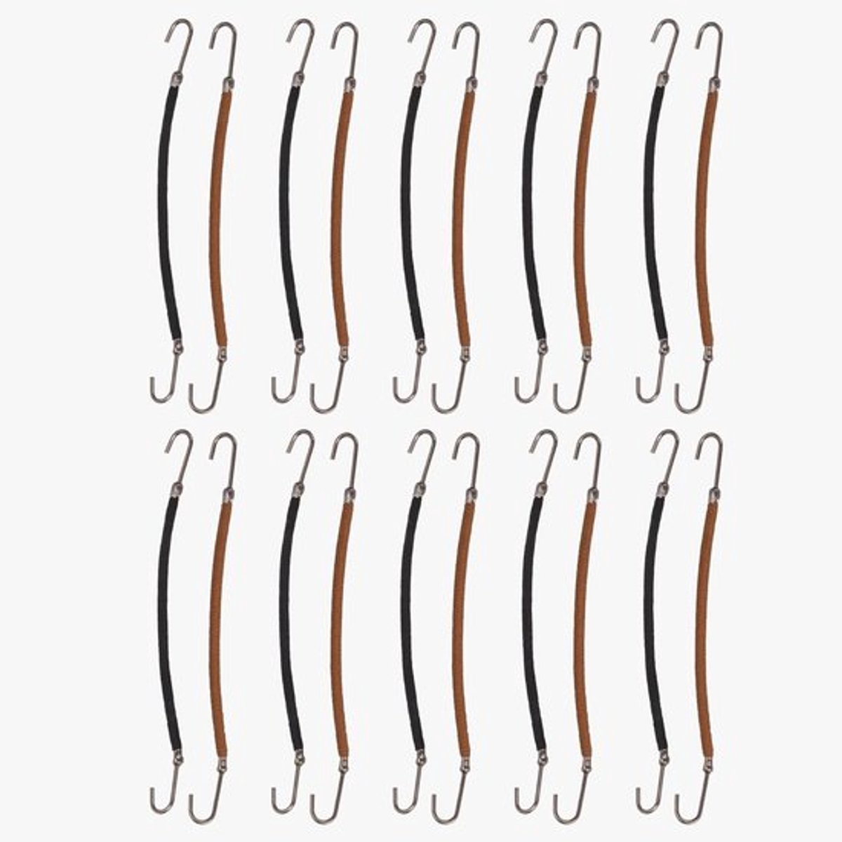 Haarelastiekjes 20 Stuks - Paardenstaart Haken - Elastische Haarbanden - Multifunctioneel Gereedschap - Goede Elasticiteit - Geschikt voor Krullend Haar - Haarband