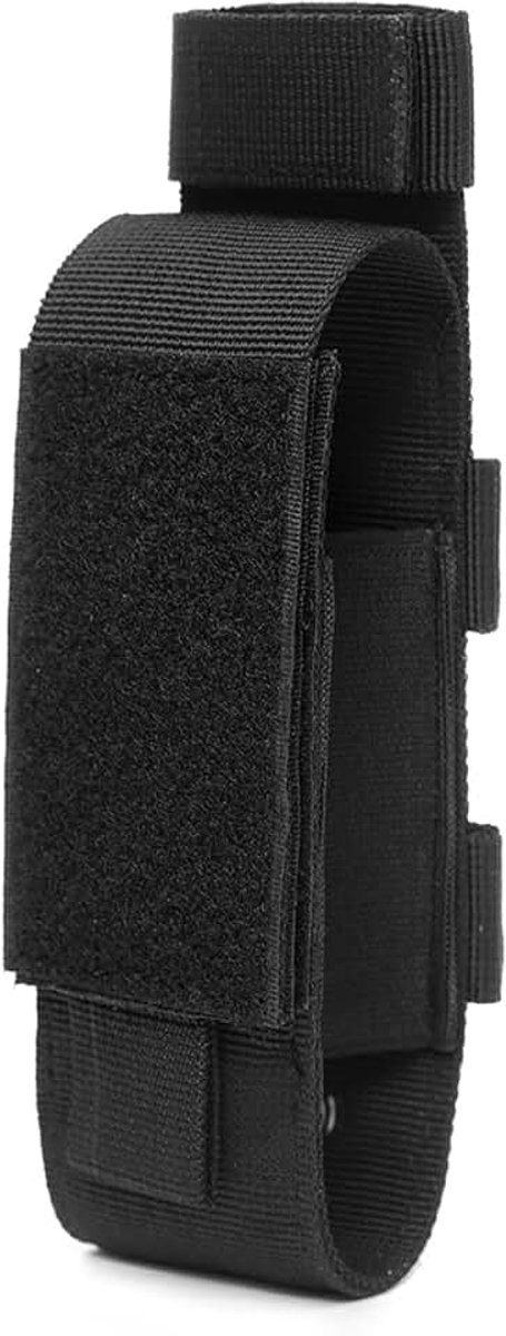 Tactische zaklamp tas, Molle zaklamp houder Cover voor Outdoor Hunting Camping Hiking
