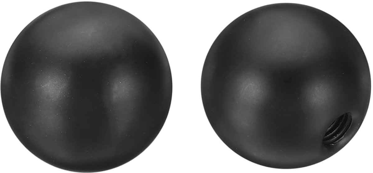 25 mm lampenkap, 2 stuks lampkapjes, knop, 1/4-28 inch schroefdraadbasis, ijzer, massieve lampafsluiting, decoratie voor lampenkap, tafellampen, staande lampen, zwart