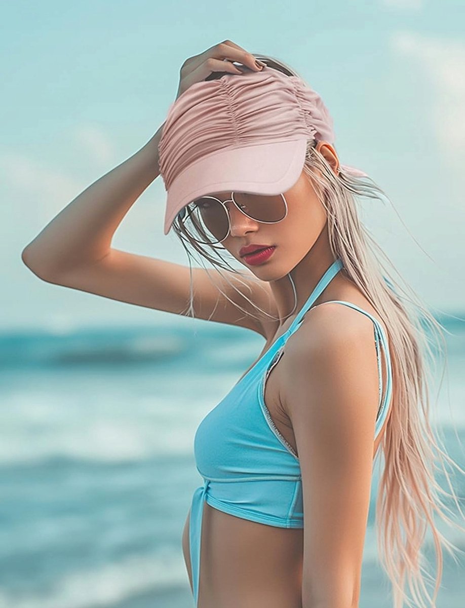 Dames Zonnehoed UV Bescherming Opvouwbaar Strand Zomer Breed Rand