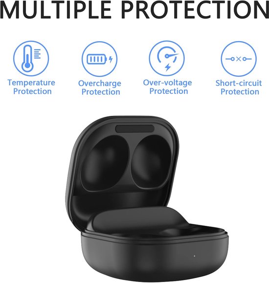 Oplaadcase compatibel met Samsung Galaxy Buds Pro - Vervanging van Draadloze Oplaadcase, Compatibel met Galaxy Buds Pro, Biedt 4 Volledige Oplaadbeurten, Oortjes Niet Inbegrepen — afbeelding 2
