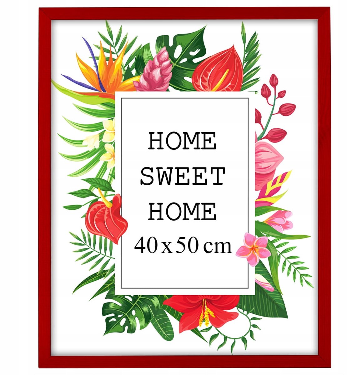 Houten Fotolijst Rood 40x50 cm - Duurzaam & Stijlvol