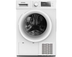 Heinner Warmtepompdroger - 8 KG - Wasdroger - 16 Programma's - Antikreukfunctie - LED display - Wit