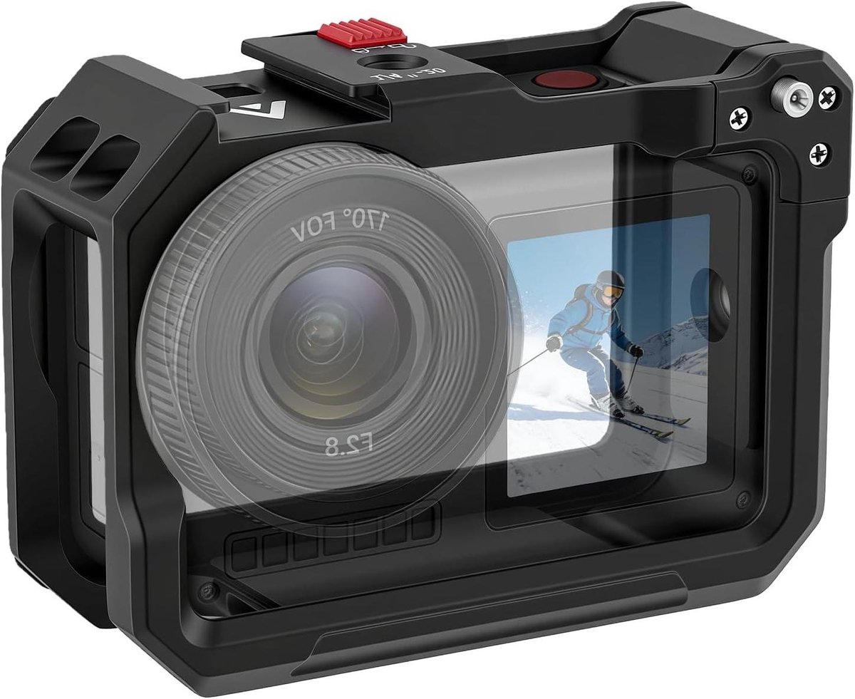 Camera Kooi - Beschermframe Accessoires - Opnames Maken - Magnetische Snelkoppeling - 9x6x4 cm - Zwart