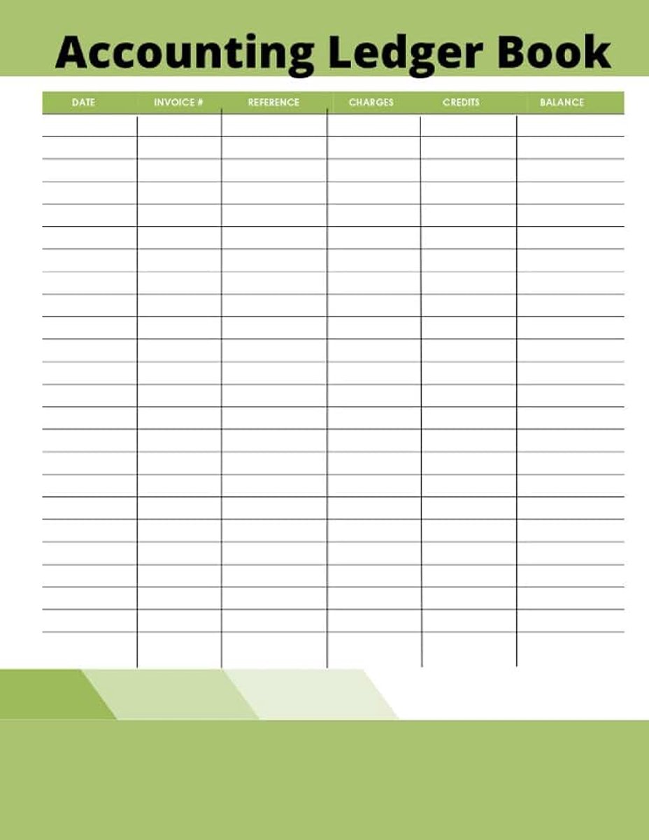 Accounting Ledger Book