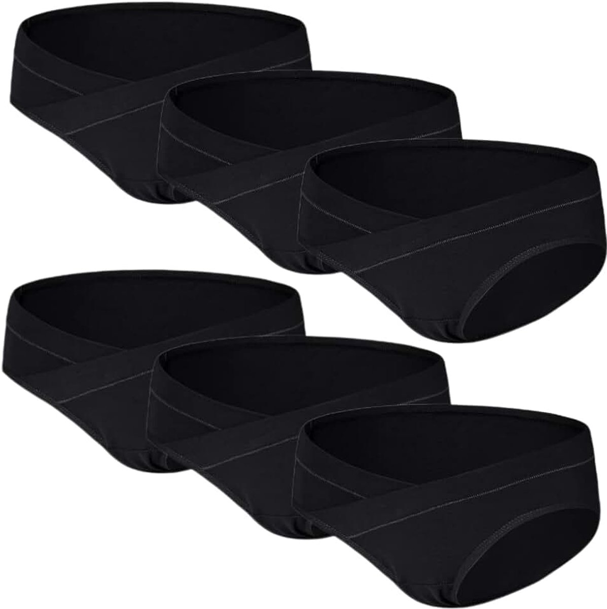 Zwangerschaps Slipje Ademend Katoen Knickers Dames Zwangerschap Postpartum Ondergoed 6 Pack
