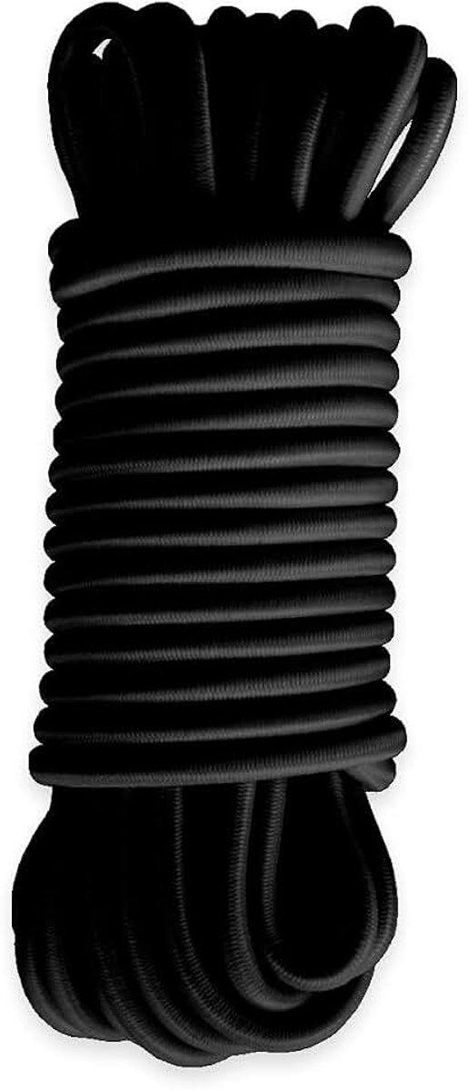 Elastisch bungeekoord - 15 meter - Professionele kwaliteit - TECPLAST 9SW - Spanner voor dekzeil met een diameter van 9 mm