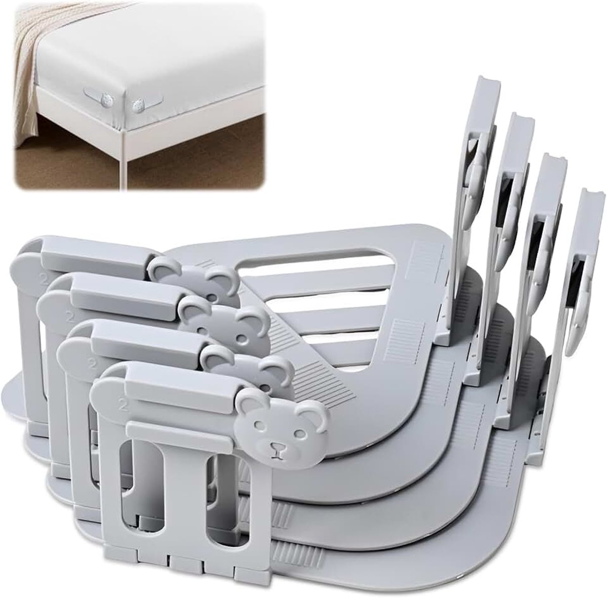 Stuks Spannbettlaken Houder Bettlaken Houder Tegen Glijden Rutschfeste Bettlaken Houder Bed Slot Met Vaststelling Strepen Bettlakenspanner Houdt Bettlaken Vast En Straf