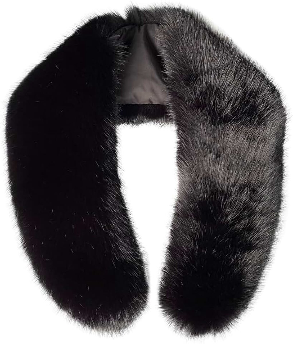 Faux Bont Kraag Sjaal voor Winter Neck Warmer Sjaal Wrap Zoals Echt Bont Kraag Extra Groot