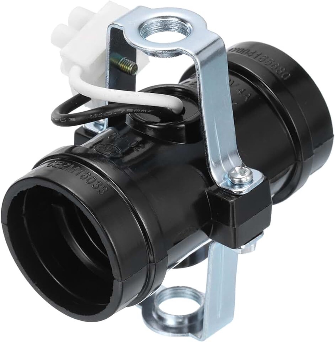 E26/E27 middenfitting met 2 lampen, clustersokkel, 1 stuk lamphouder voor E26/E27 lampfitting gloeilamp, zwart