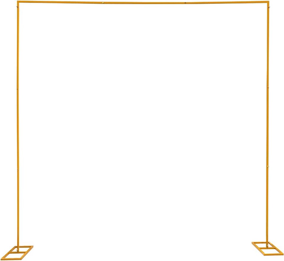 3 x 3 m bruiloftsboog metaal | tuin bruiloft boog achtergrond frame, vierkant bloemenballonrek decoratie voor bruiloften quinceanera's party evenement decoratie