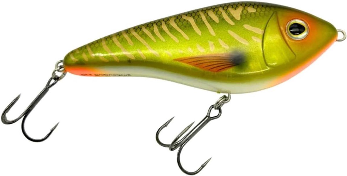 Zwemplug - Kunstaas Glidebait - Vissen Vangen - Originele Glidebait - 12 cm 53g - UV Pike
