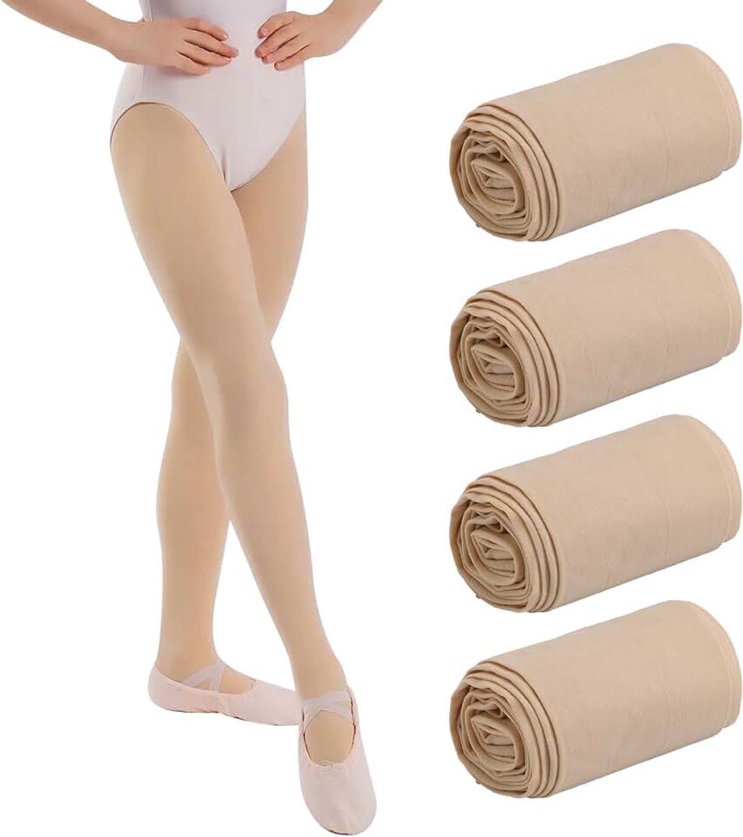 4 paar 40 denier panty meisjes fluwelen kinderpanty elastische balletpanty