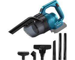 Compatibel met Makita 18 V accu, 16 kPa, 4-in-1 multifunctionele stofzuiger, vloerzuigmond, 0,7 l stofreservoir, voor thuis en auto, dierenharen (zonder batterij)