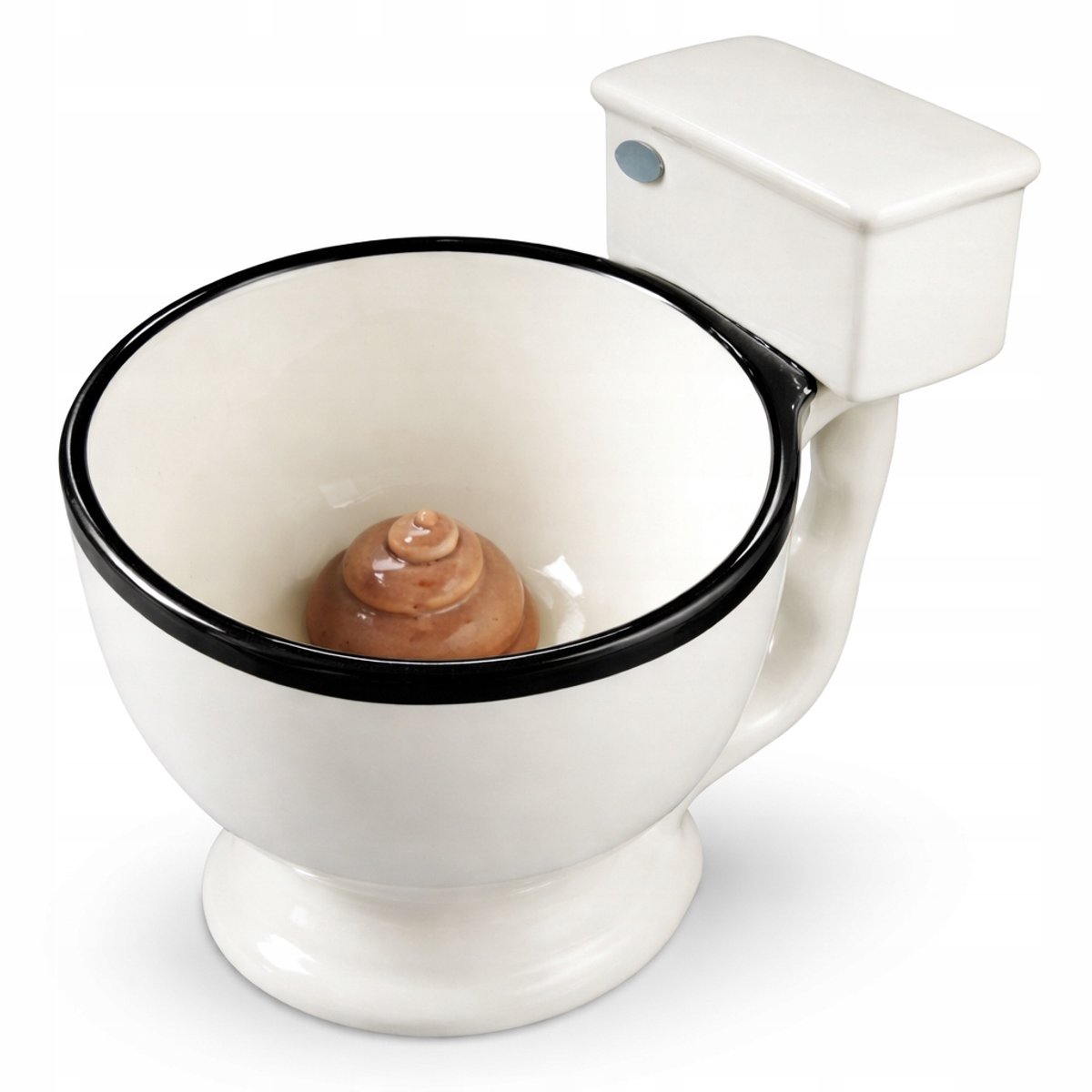 Grappige WC Toiletemmok - 350ml Keramiek - Uniek Cadeau
