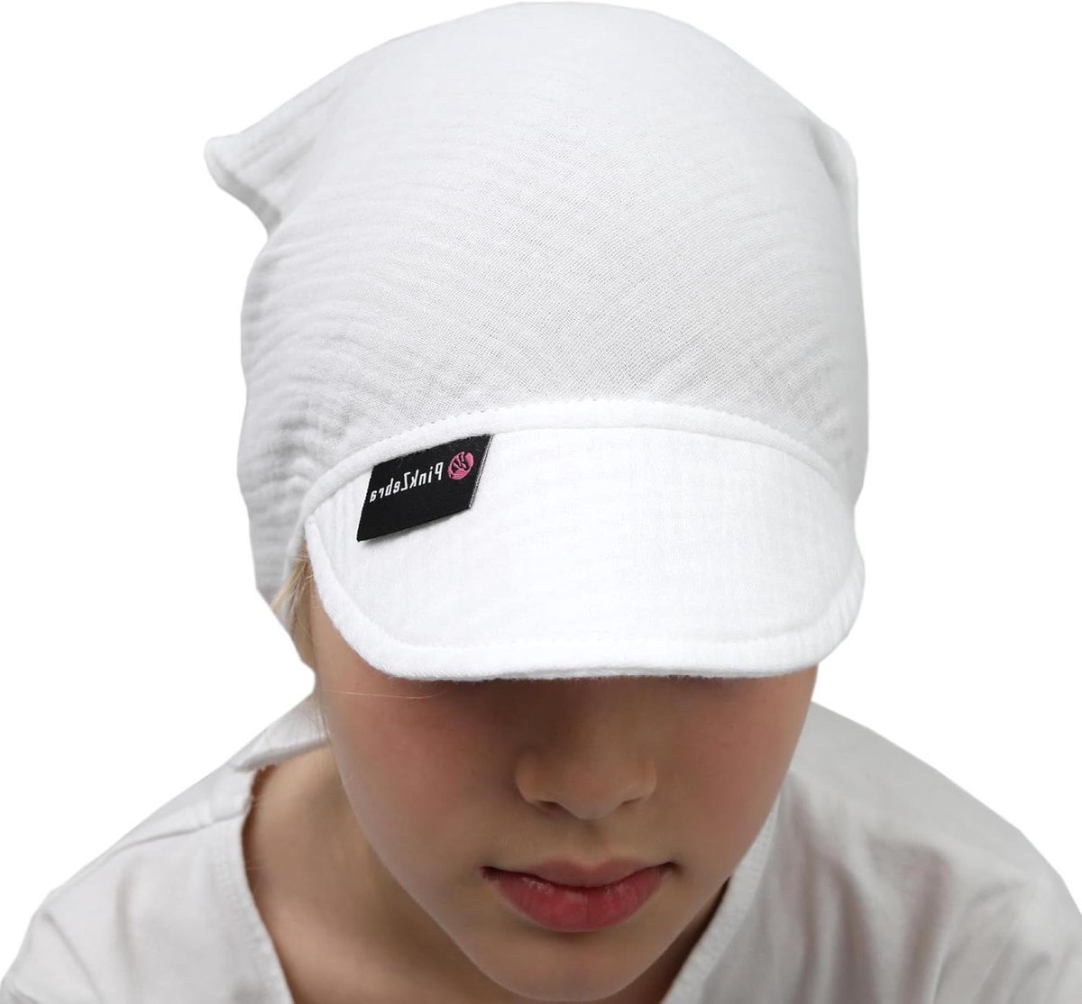 Babymuts met Klep - Hoofddeksel Kinderen - Bescherming Zomer - Lichtgewicht Ademend - 0-7 Jaar - Roze