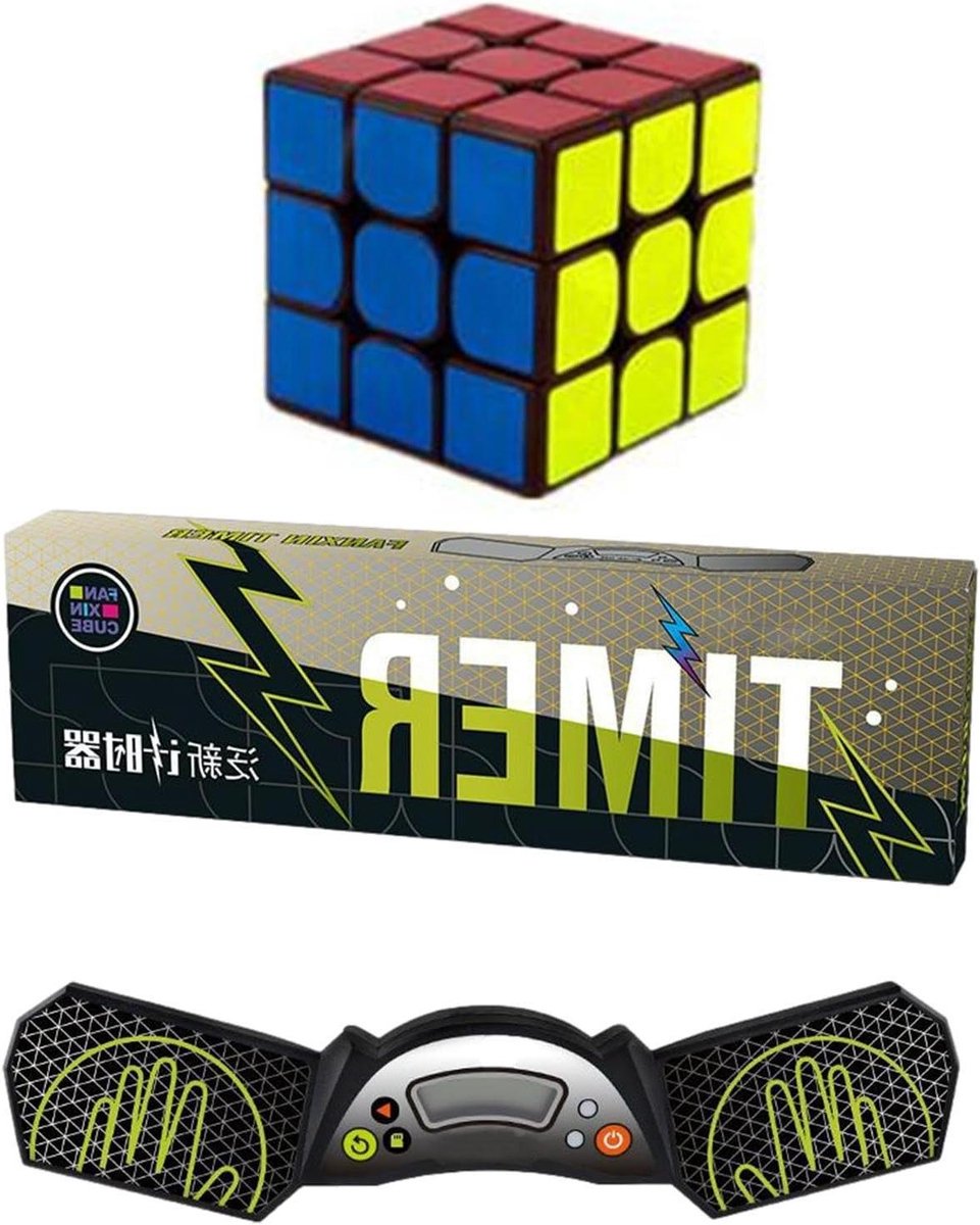Speed Cube Timer - Rubiks Timer - Wedstrijd Stacken - Ultra Gevoelige Touch - 275 x 75 x 33 cm