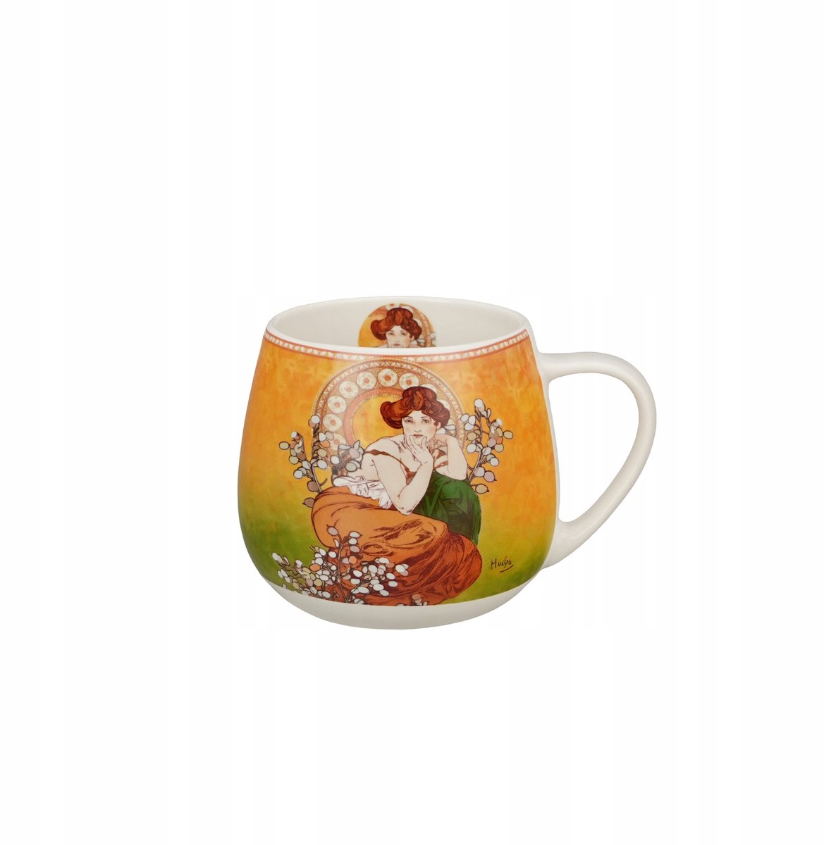Topaas Mokka Pot - Geïnspireerd door Alfons Mucha