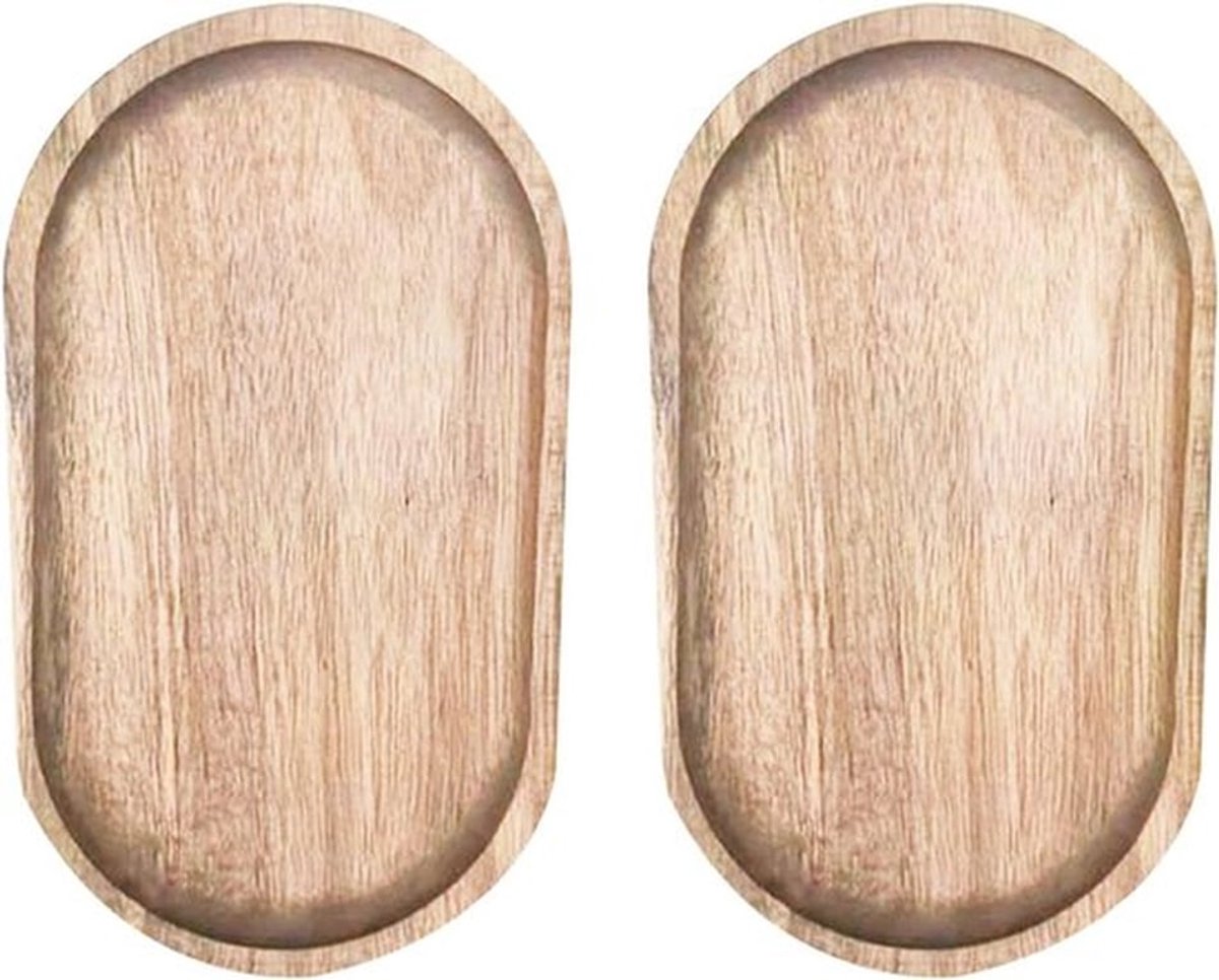 Dienblad - Japanse stijl - 2 stuks - hout