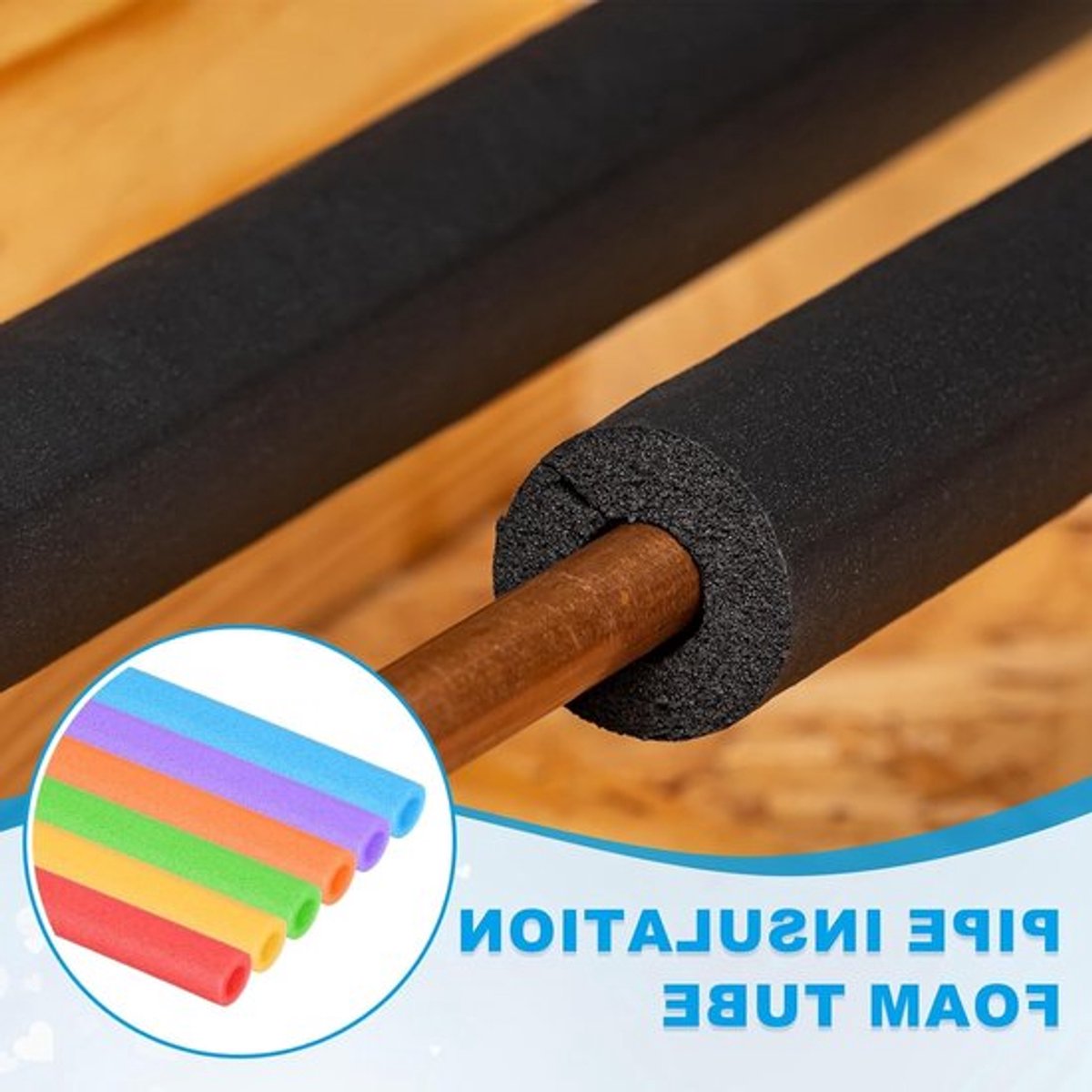 2 stuks buisisolatie schuimbuis voor zwembadnoedels, 30 mm ID x 3,3 ft x 2-3/4 inch OD, warmtebehoud en bescherming voor zwembadhandvatten, rood
