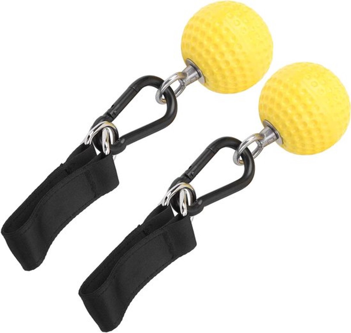 Gripkrachttrainer voor armkrachttraining van roestvrij staal met trekbal – Lichtgewicht en duurzaam.