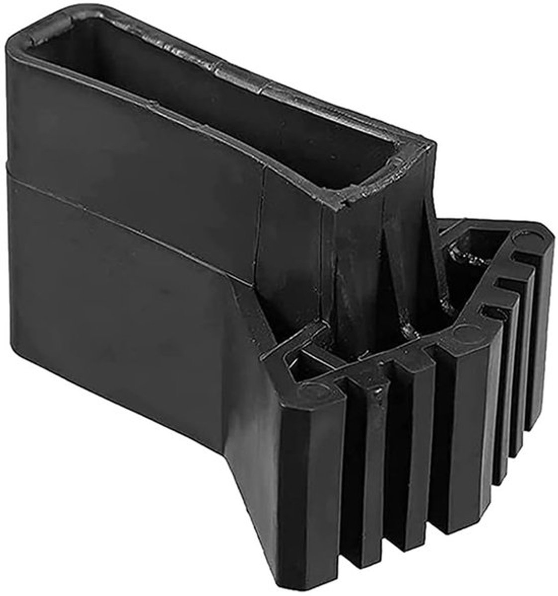 Laddervoet Rubberen Pad Set - Laddervoet Beschermkap - Laddervoeten 40x20 - Antislip Accessoires - Geschikt voor Telescopische Ladder - Zacht en Elastisch Rubber - Ladderbescherming